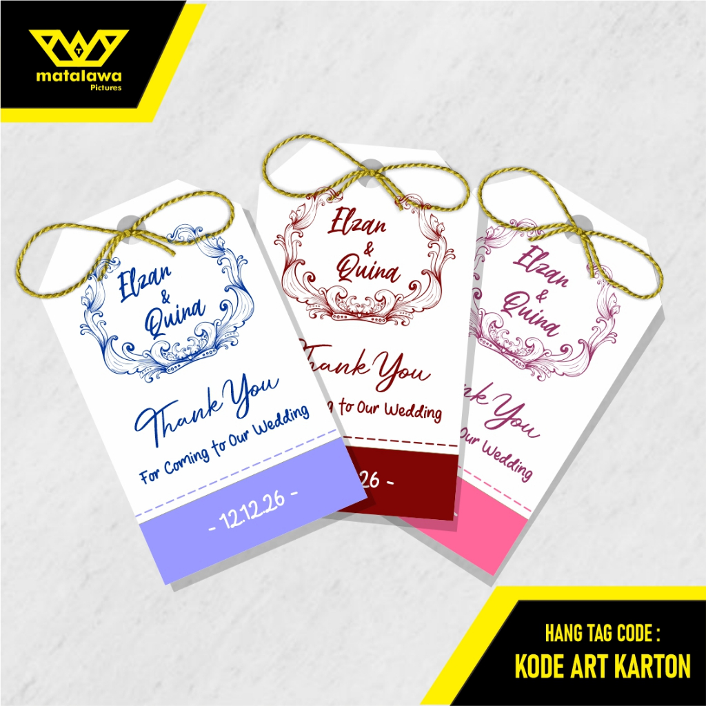 

Hang souvenir tag custom edisi vintage murah samson craft kraft wedding label pernikahan plant tanaman buket florist sovenir ucapan terimakasih