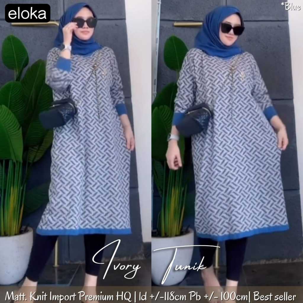 TUNIK RAJUT KNIT WANITA DEWASA JUMBO KOREAN STYLE IMPORT TERBARU PAKAIAN WANITA BAJU ATAASAN LENGAN 