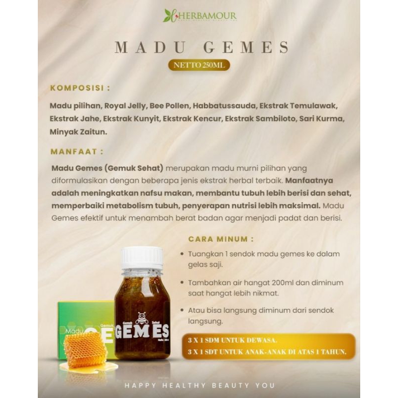 

madu penambah nafsu makan by herbamour