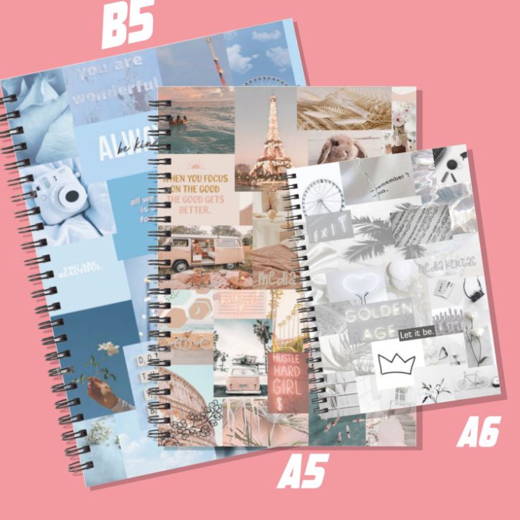 

Diskon Hari Ini Buku Sketsa Sketchbook B5 A5 A6 Polos Craft Vintage Sketch book Retro murah Brown buku sketsa keren