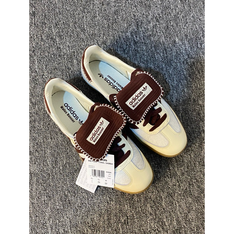 ADIDAS Wales Bonner Samba Pony Tonal White Brown Original