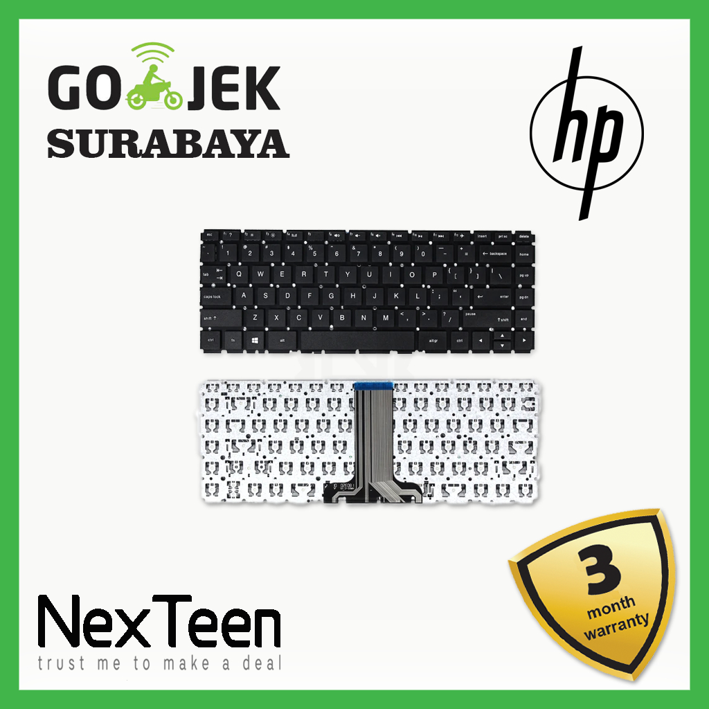 Original Keyboard Hp 14bw 14bw518au 14bw017au 14s-cf0003tx 14s-cf2019tu 14s-cf2517tu 14s-cf2518tu 14