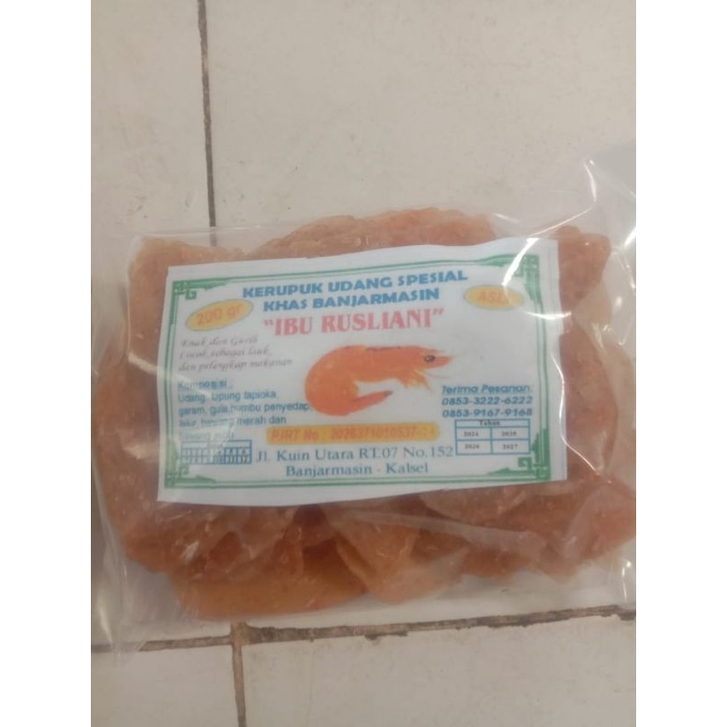 

kerupuk Udang Khas Banjarmasin Kuin 200gr