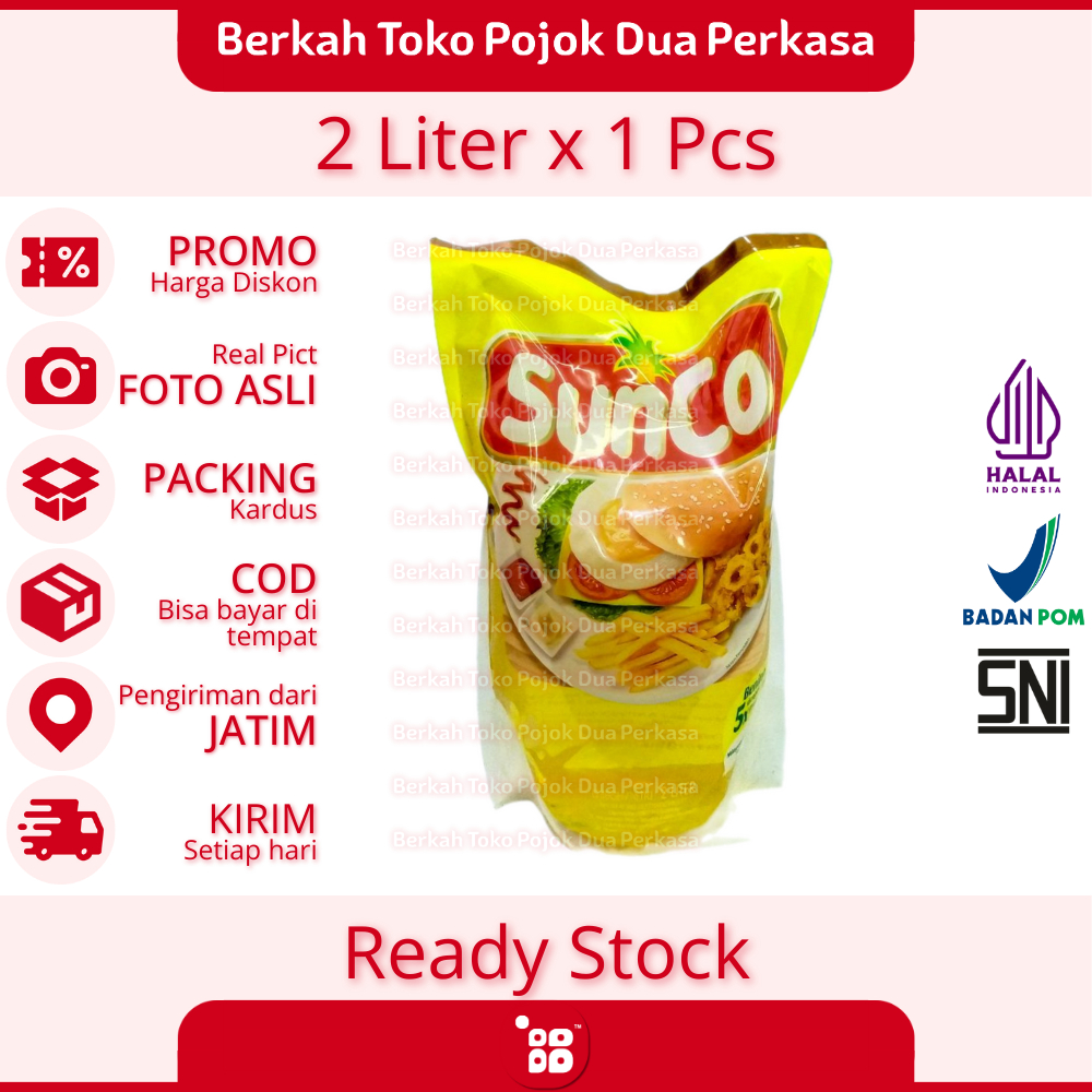 

Sunco Minyak Goreng Refill Pouch 2 Liter [JATIM]