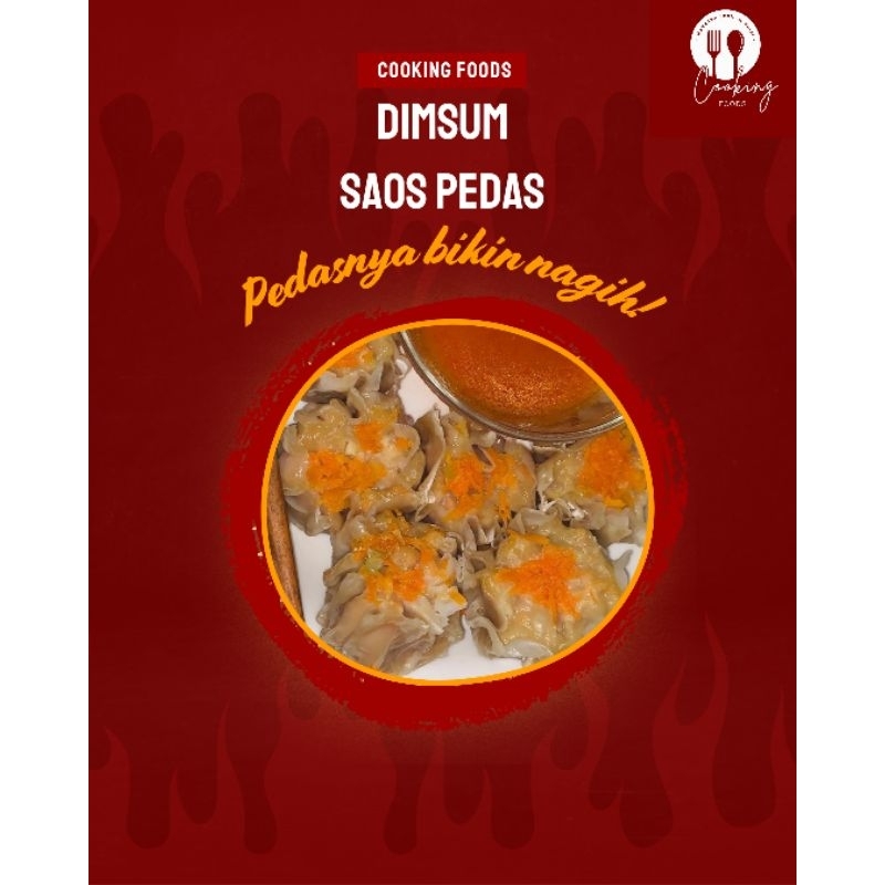 

DIMSUM SAOS PEDAS | DIMSUM FUL DAGING | DIMSUM BESAR ISI 5PCS