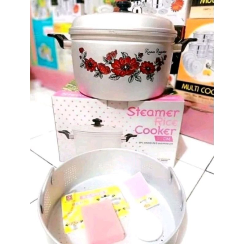 Panci Kukus Steamer Maspion Panca Guna Jawa Ukuran 33 Cm