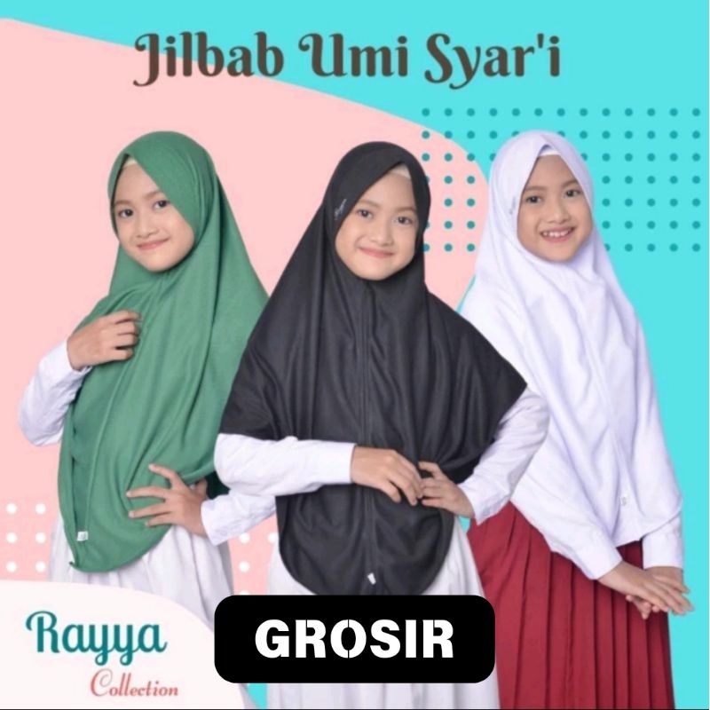Jilbab Hijab Kerudung sekolah anak UMI SYAR'I (GROSIR)