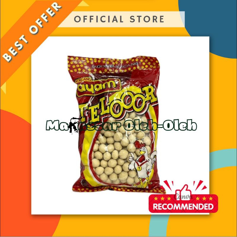 

Kacang Ayam Telor 450 gr / Aneka Shop Makassar