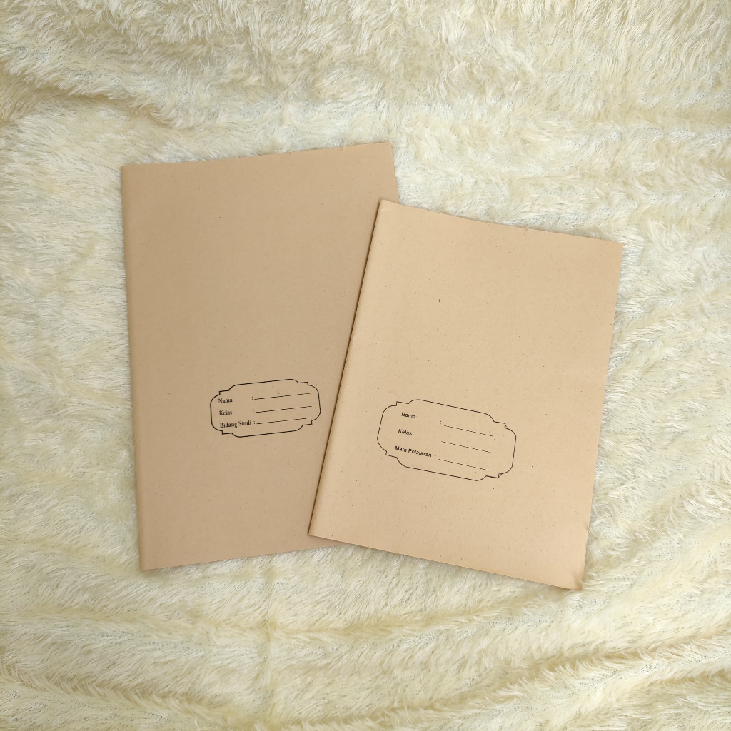 

SAMPUL BUKU TULIS COKLAT - BESAR / KECIL