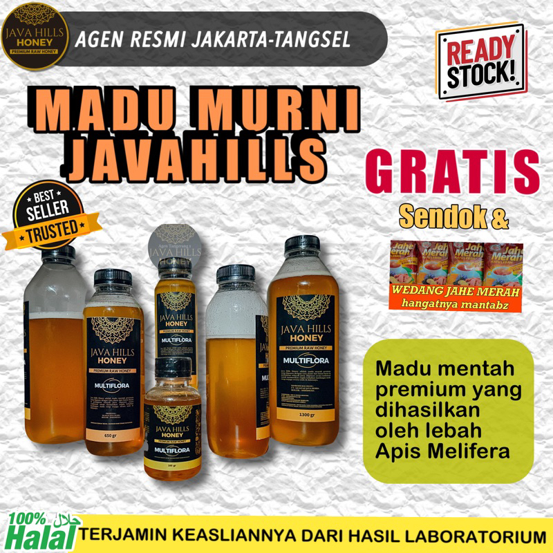

Madu MURNI javahills asli imunitas tubuh peradangan batuk pilek demam