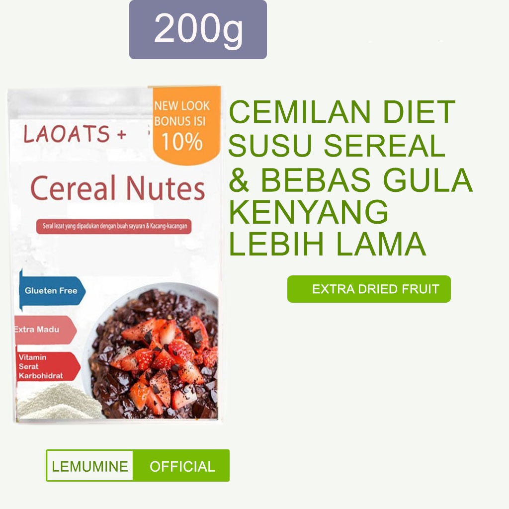 

Sereal Diet Makanan Diet Rendah Kalori Pengganti Makan Susu Diet Pelangsing Penurun Berat Badan Cereal Diet Laoats