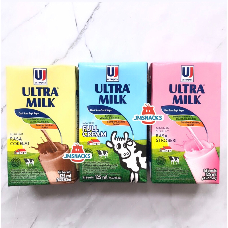 

SUSU UHT ULTRA MILK 125ml - ULTRA MILK MIMI KIDS 125ml UHT ULTRA