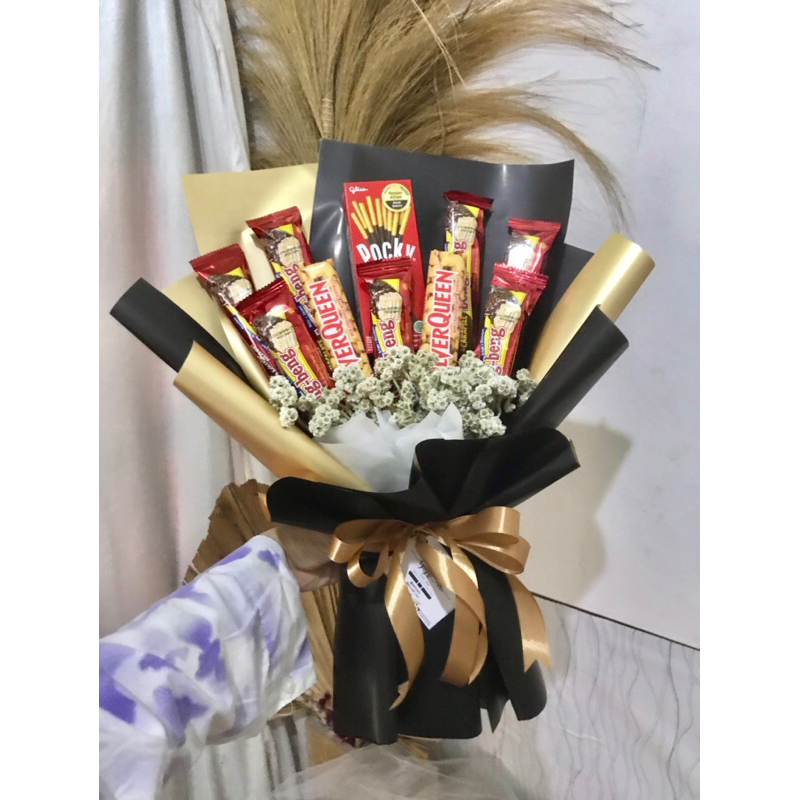

buket snack/buket makanan/buket wisuda/buket coklat
