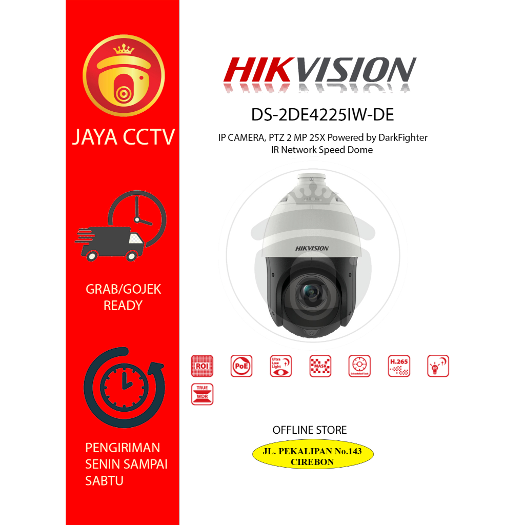 KAMERA PTZ HIKVISION DS-2DE4225IW-DE