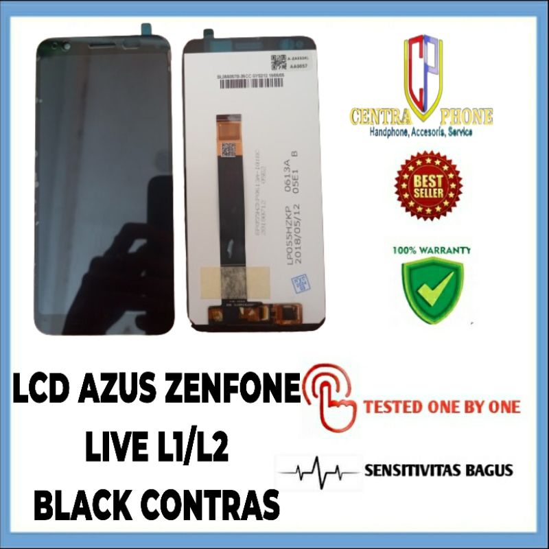 LCD AZUS ZENFONE LIVE L1/L2 BLACK CONTRAS