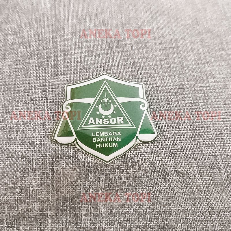 Pin LBH Ansor Pin Bros Ansor LBH - Aneka Topi
