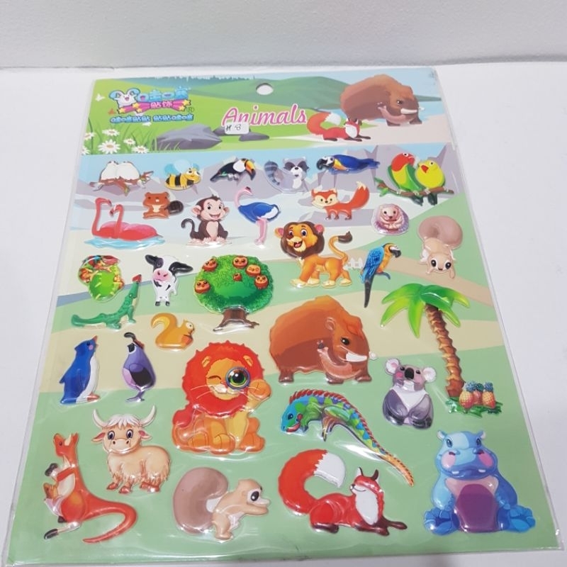 

Sticker Anak Timbul Animal SWSQWJ / WEC 08