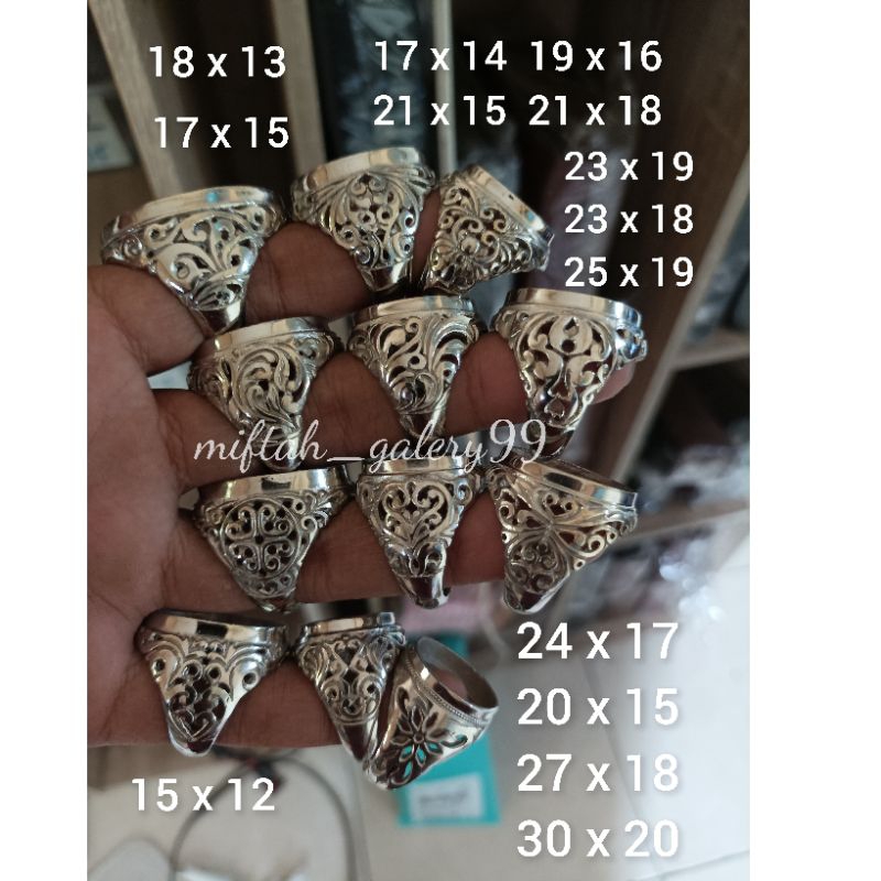 RK Emban cincin alpaka motif terawang kerancang