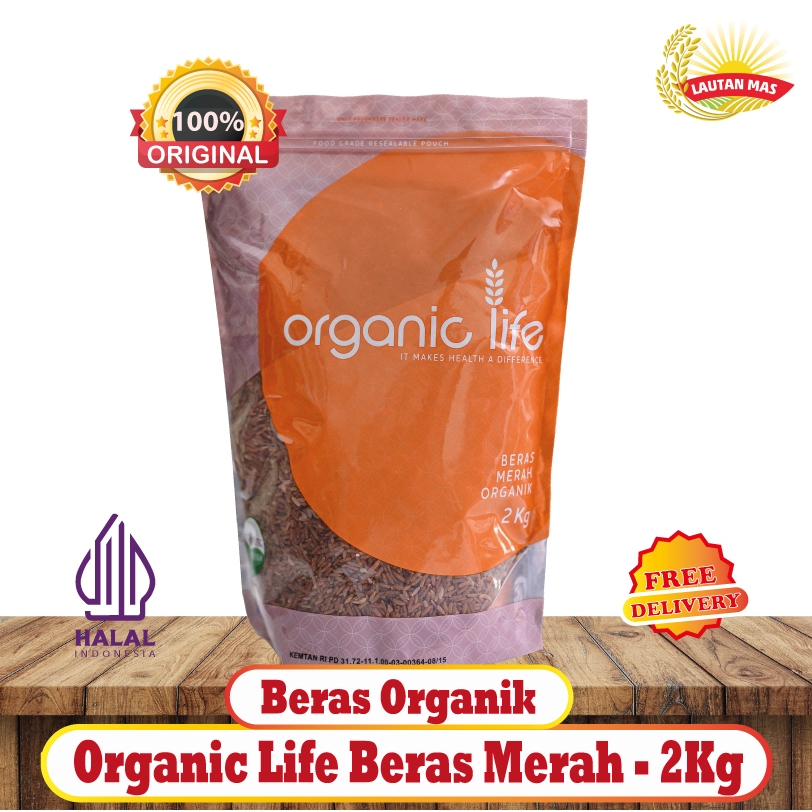 

Organic Life Beras Merah 2KG - BALI