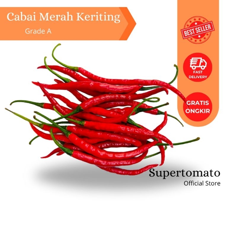 

CABAI MERAH KERITING SUPER 1KG FRESH MURAH
