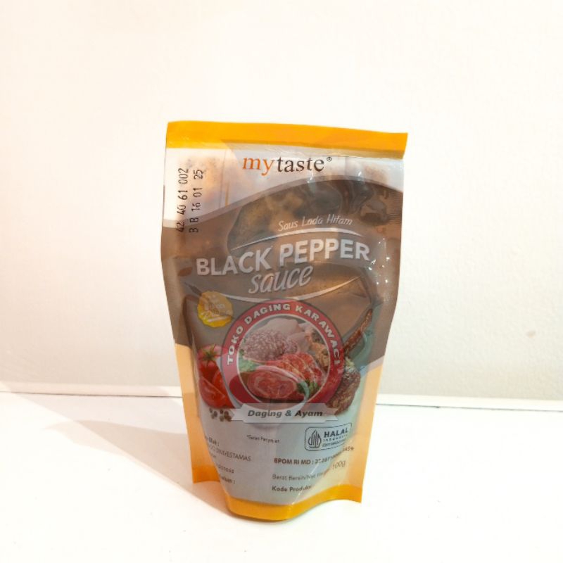 

MyTaste Black Pepper Sauce / Saus Lada Hitam - 100g