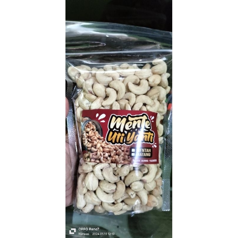 

Kacang mente utuh kering oven kemasan 500gram dan 1000gram