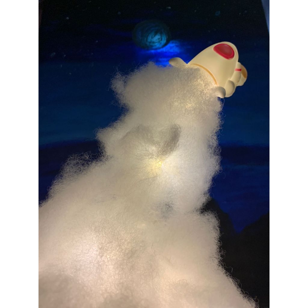 Lampu tidur astronot luar angkasa