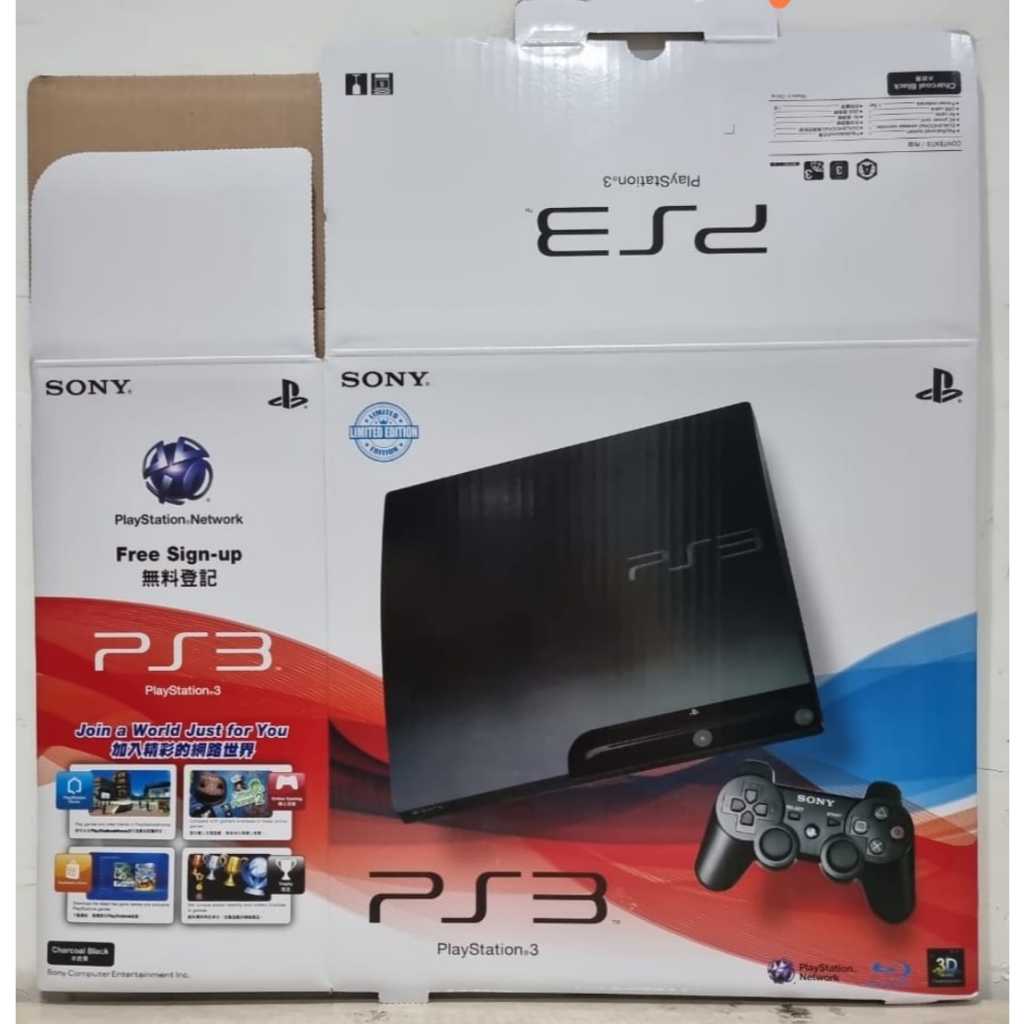 DUS PS3 SLIM KARDUS PS3 SLIM BOX PS3 SLIM Komplit Luar Dalam