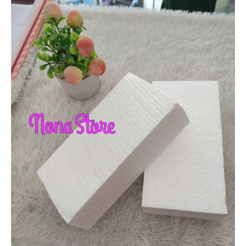 Busa STYROFOAM uk 5x10x20 per 6pcs Busa kering busa buket uang buket boneka buket bunga