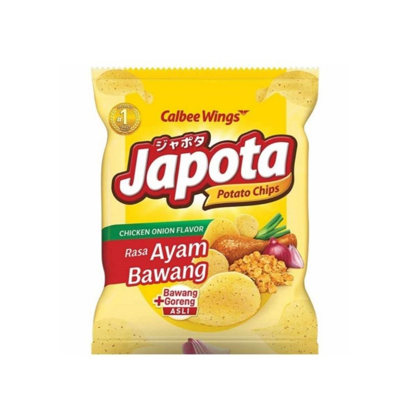 

Japota Keripik Kentang Ayam Bawang + Bawang Goreng Asli 68gr