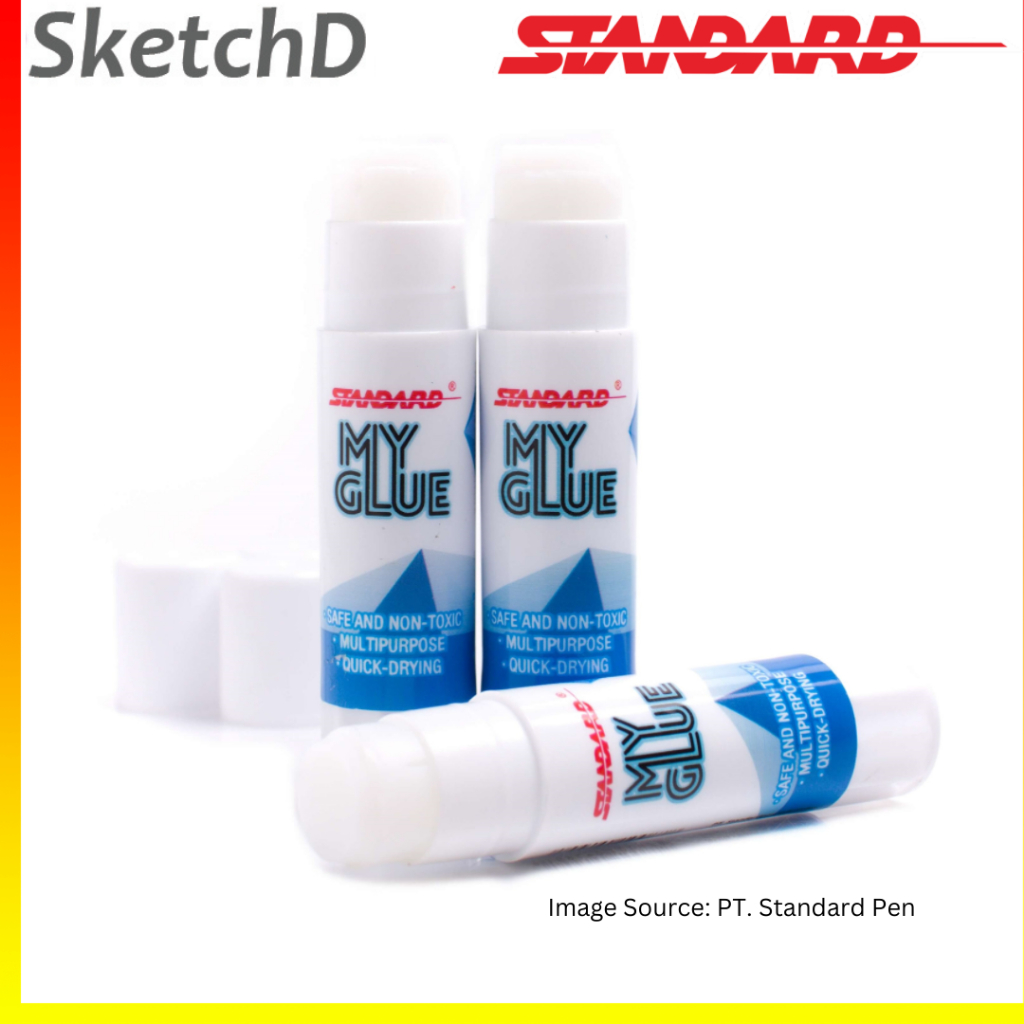 

Lem Perekat Kertas Batang Stik 8 gr Standard My Glue Paper Gluestick