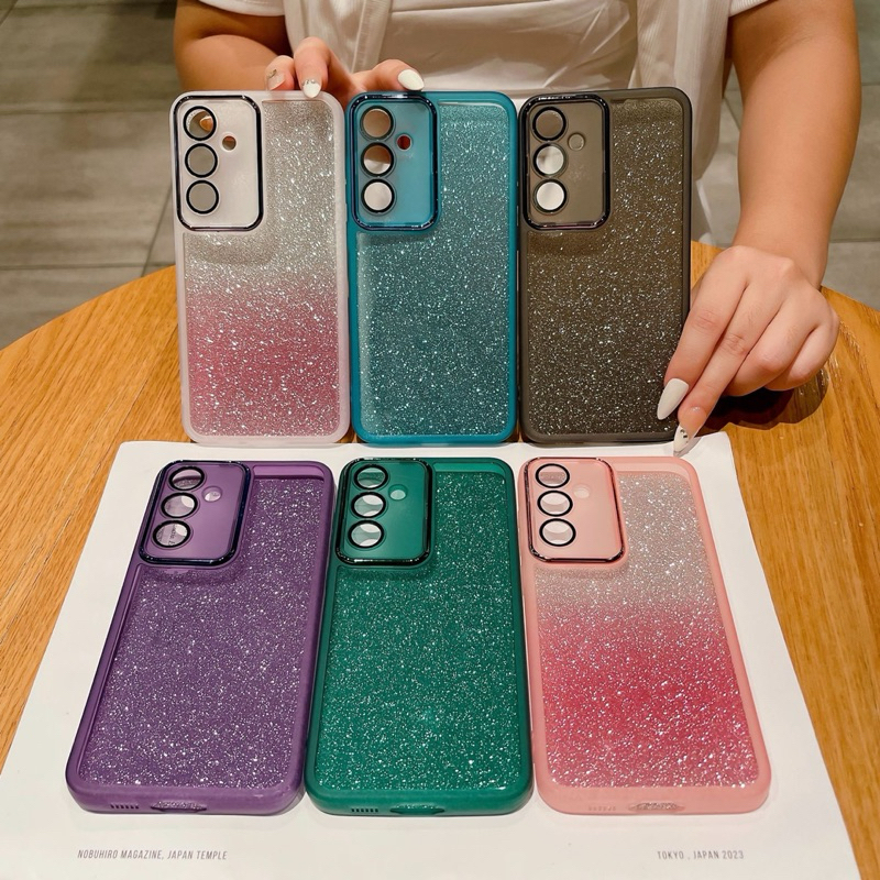Glitter TPU CASE Oppo A15 A16 K A16e A17 A31 A18 A3S A52 A92 A53 A53S A33 2020 A54 A55 A77 A57 2022 