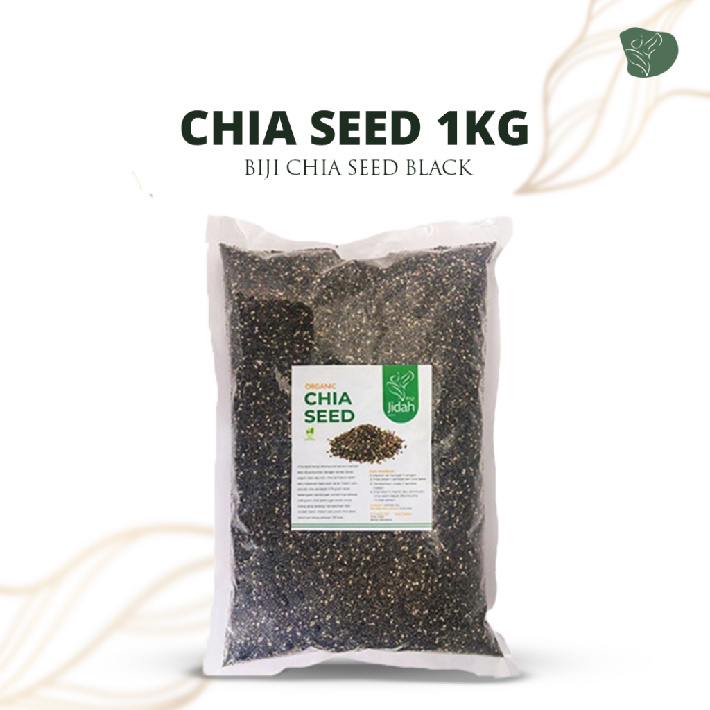 

Chia Seed organic 1Kg Chiaseed Hitam Organik biji chiaseed Black Chiaseeds