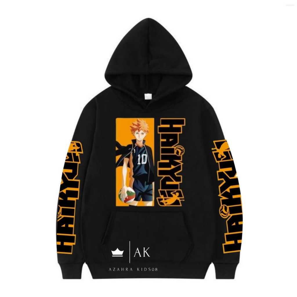 Sweater ANAK Jaket Hoodie Anime Haikyuu Karasuno Unisex