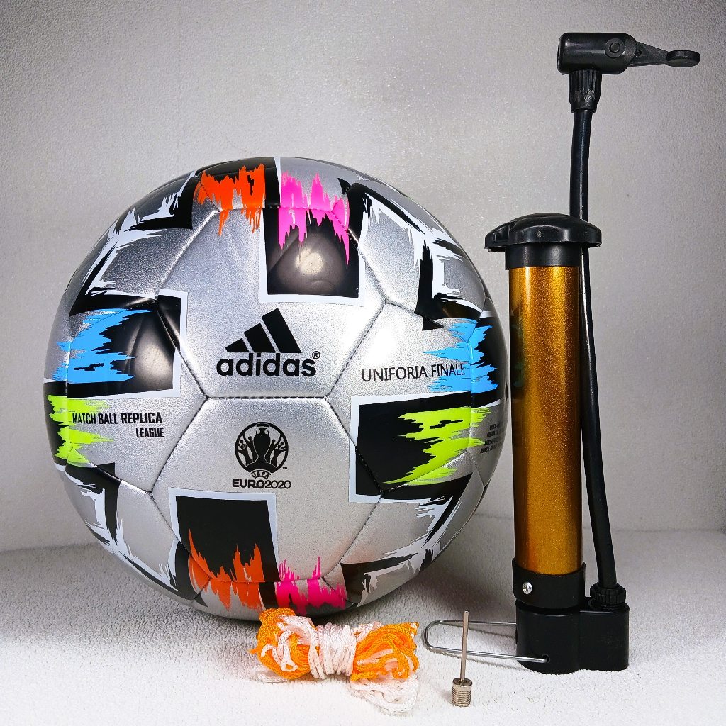 ORIGINAL BOLA SEPAK SIZE 5 PREMIUM FREE POMPA