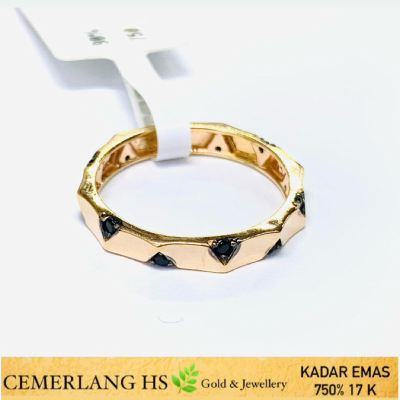 cincin emas fashion italy 17k
