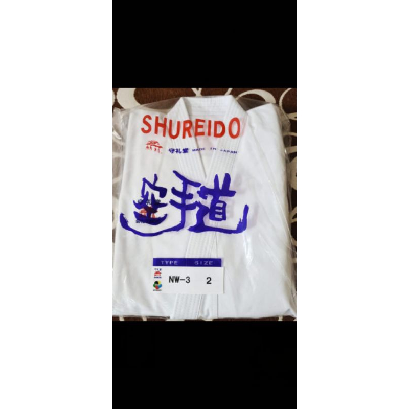 Karate Baju Kata NW3 polos Shureido import original