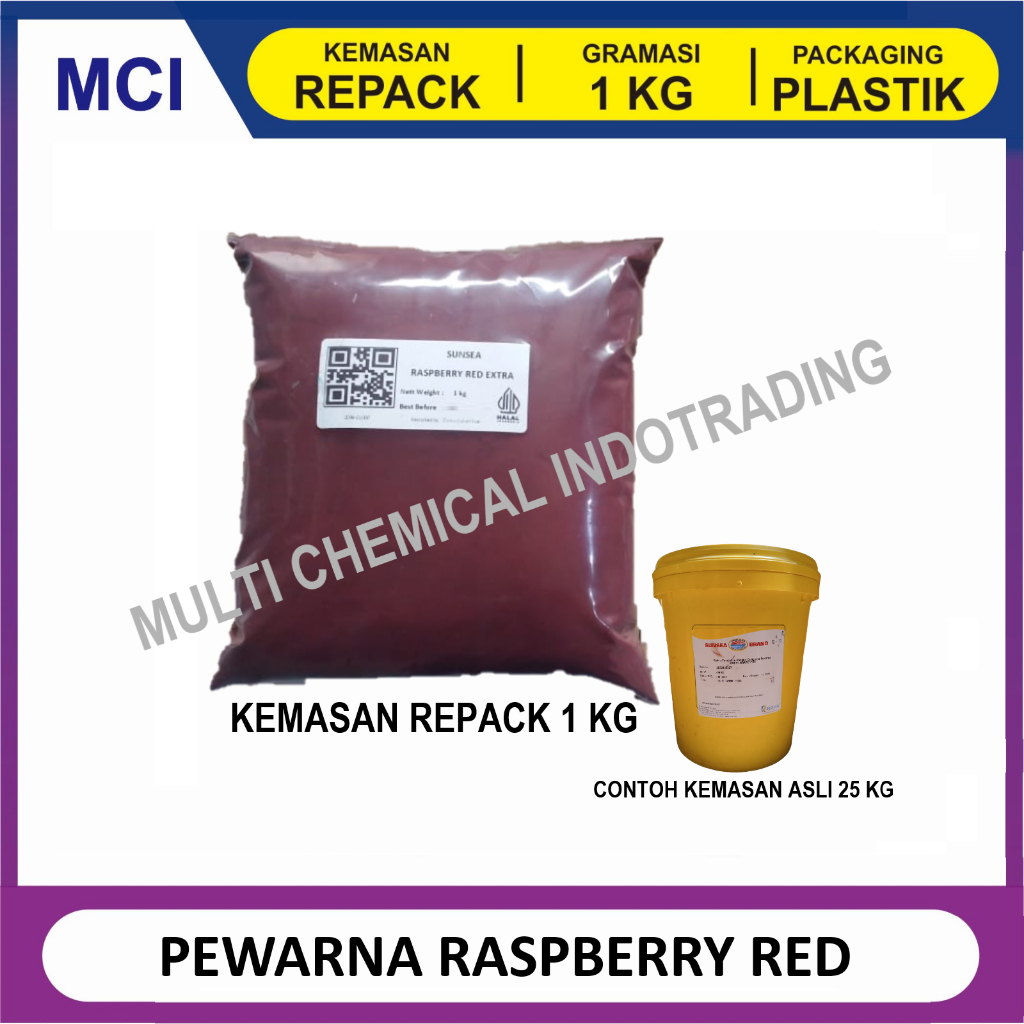 

PEWARNA MAKANAN RASPBERRY RED / PINK FOOD GRADE. 1 kg