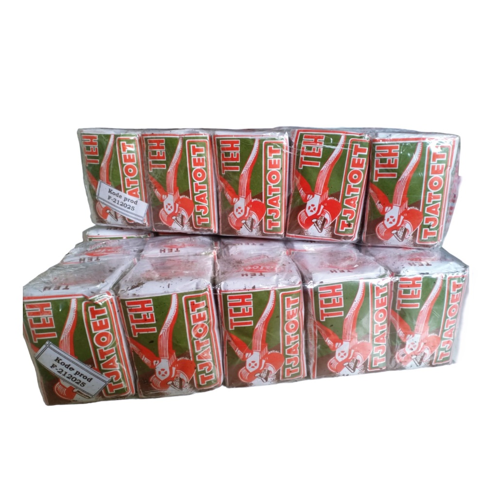 

TEH DJATOET 1 SLOP ( 10PCS X 35gr ) TEH WANGI ASLI INDONESIA-TEH CAP DJATOET