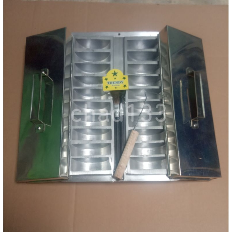 cetakan kue pukis atau pancong/kue banros tebal isi 20 1 set murah