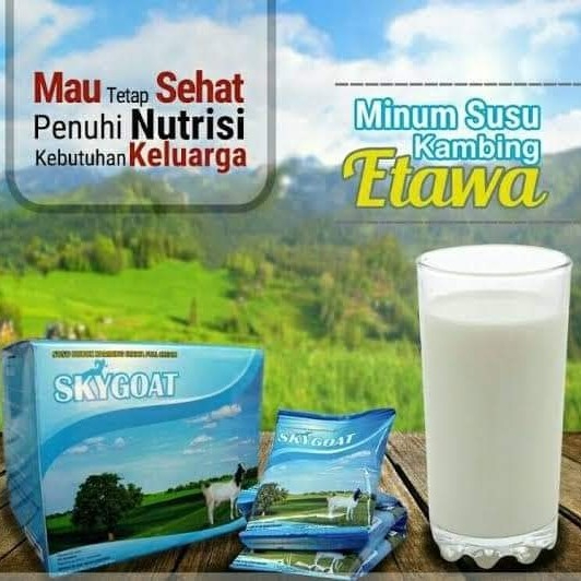 

Susu Kambing Etawa Skygoat Original Obat Herbal Asma TBC Bronkhitis Isi 10 Sachet