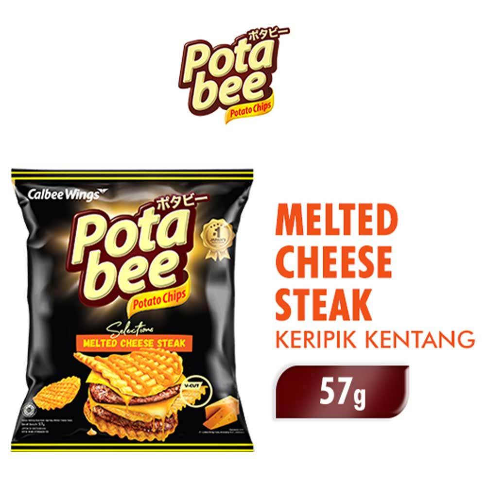 

POTABEE Snack Potato Chips Melted Cheese Steak 57gr