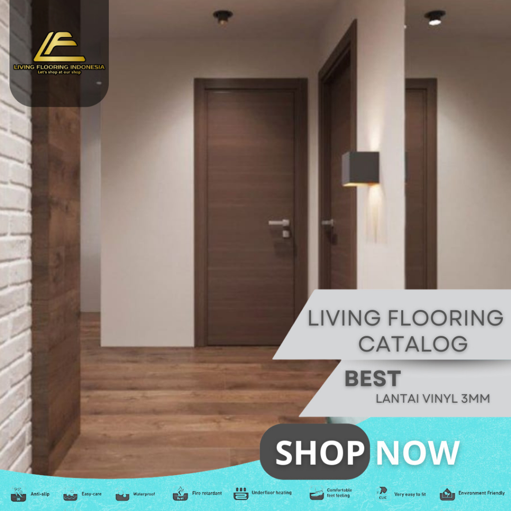 Lantai Vinyl Decotile 3mm | Lantai Vinyl Motif Kayu
