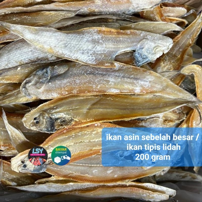 

ikan asin sebelah super 200gram