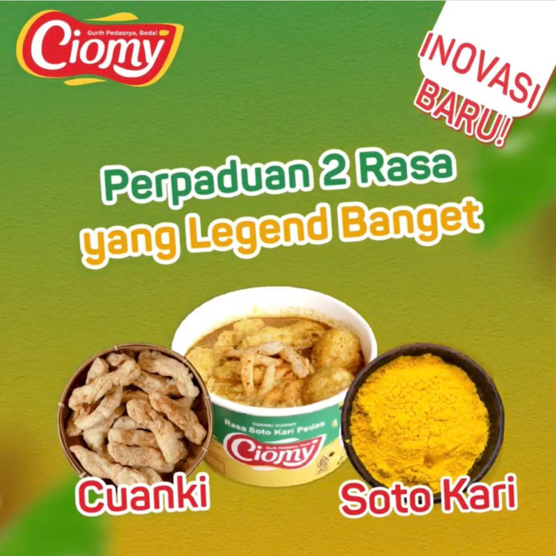 

Ciomy Cuanki Rasa Soto Kari Pedas Cup Besar Ukuran Reguler