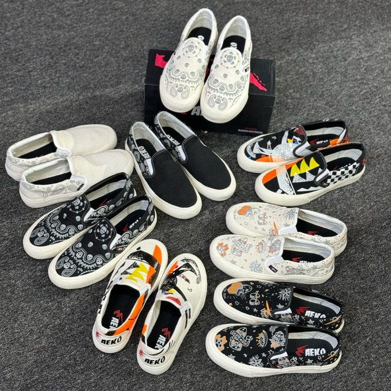 Sneaker Slip On Karakter Aekoshoes All varian karakter Couple Pria wanita
