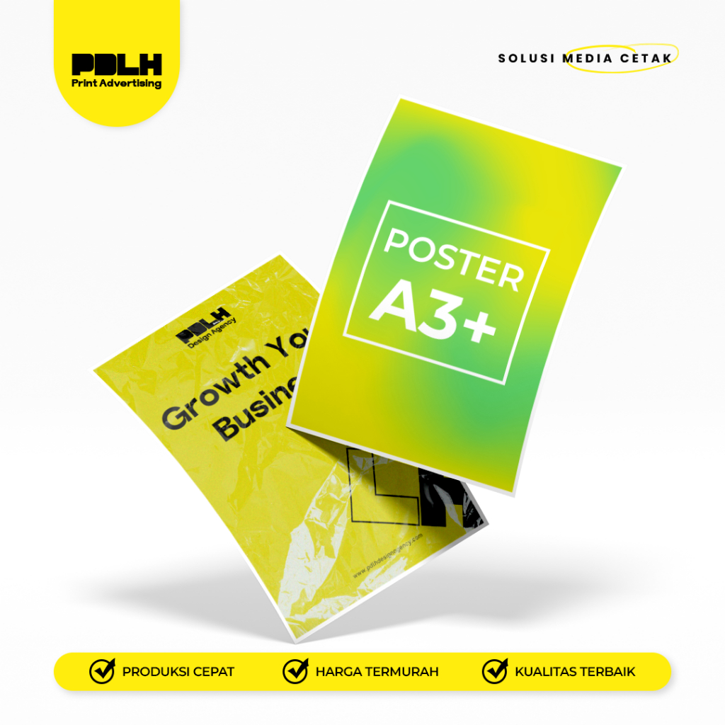 

Cetak Kertas/Poster A3+ (32X48) ART Carton Paper - Full Colour