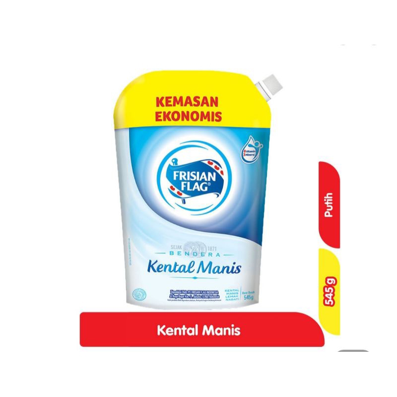 

FRISIAN FLAG Susu Kental Manis Putih, Coklat, Strawberi Korea