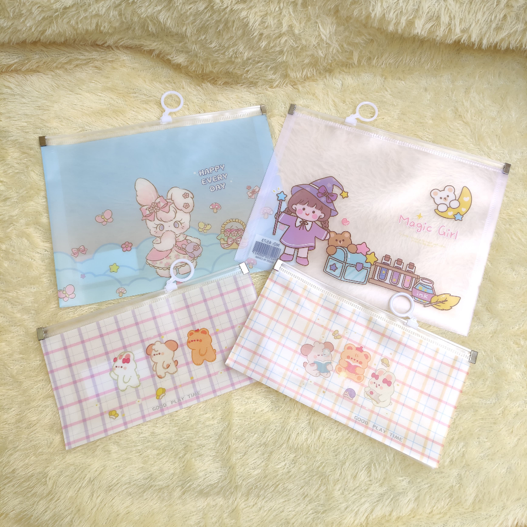 

ZIPPER BAG TEBAL MULTIFUNGSI MOTIF LUCU
