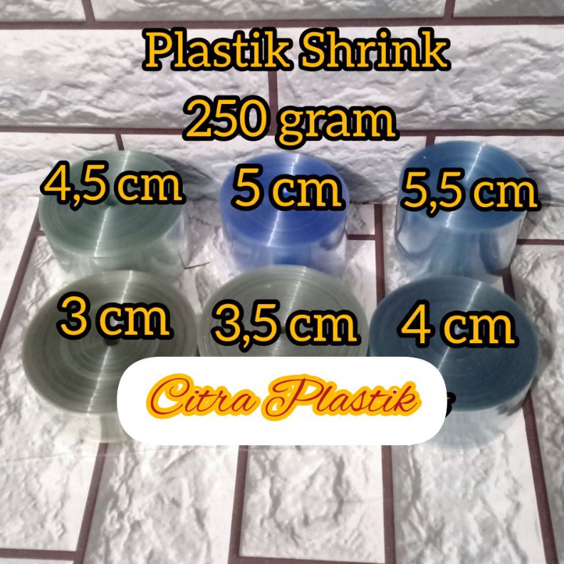

Terlaris Plastik shrink plastik segel uk 3cm sd 55cm 25gram